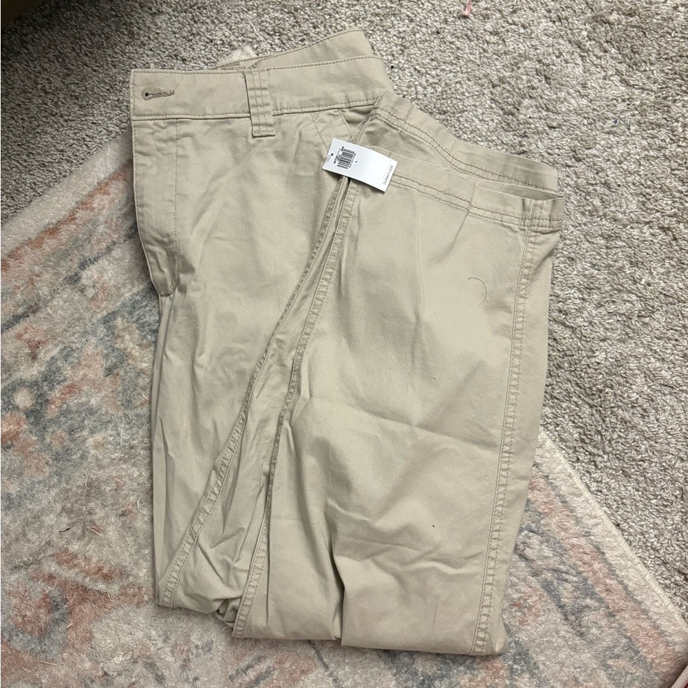 Old Navy Women's Tan Straight Leg Pants